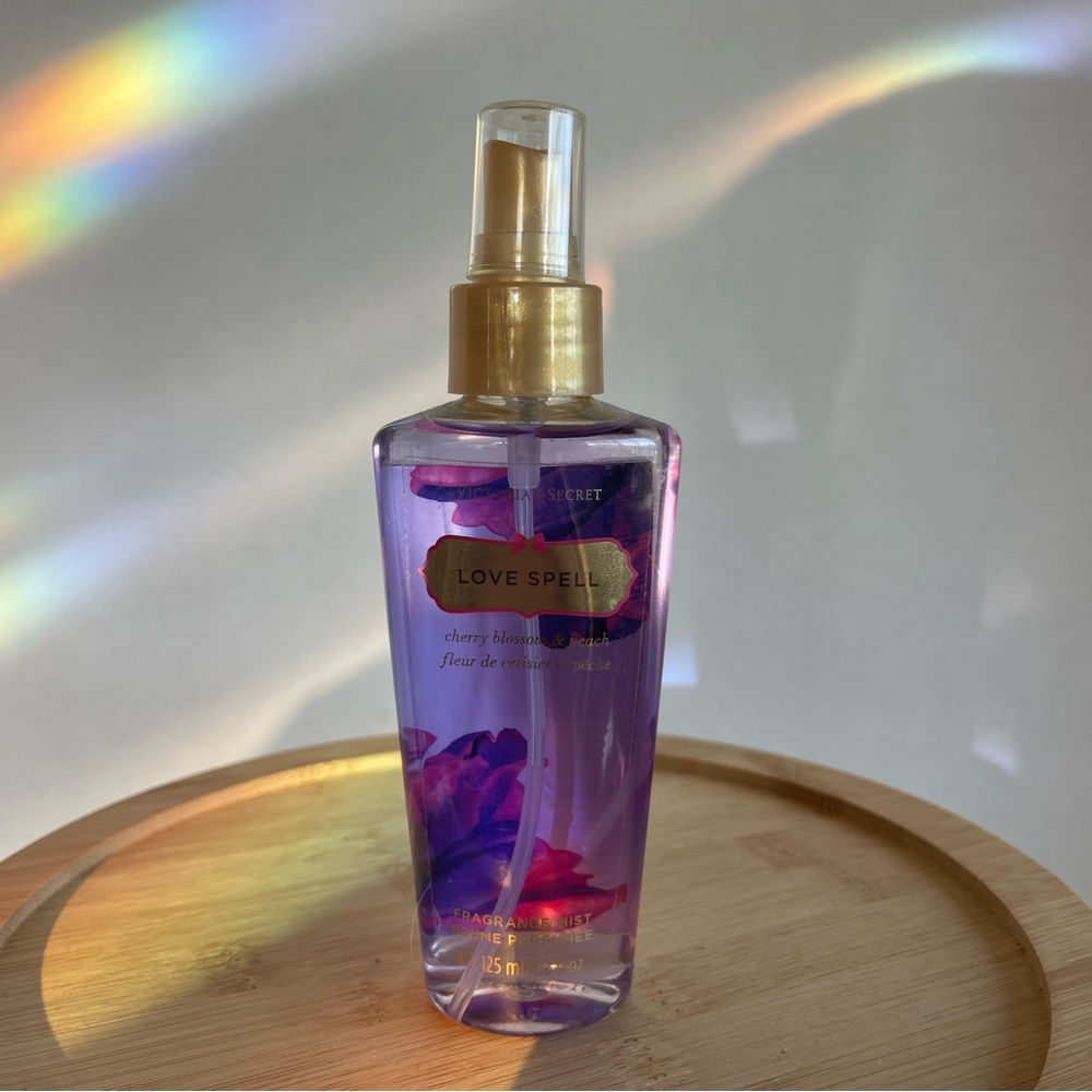 Victoria's Secret Cherry Blossom & Peach Fragrance Mist - Purple